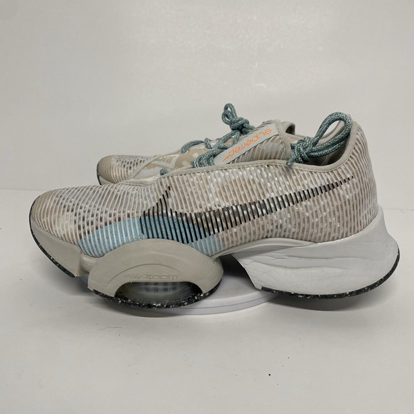 Nike Shoes Women Size 8 Air Zoom Superrep 2 White Blue Running Training 3907 - Picture 5 of 16